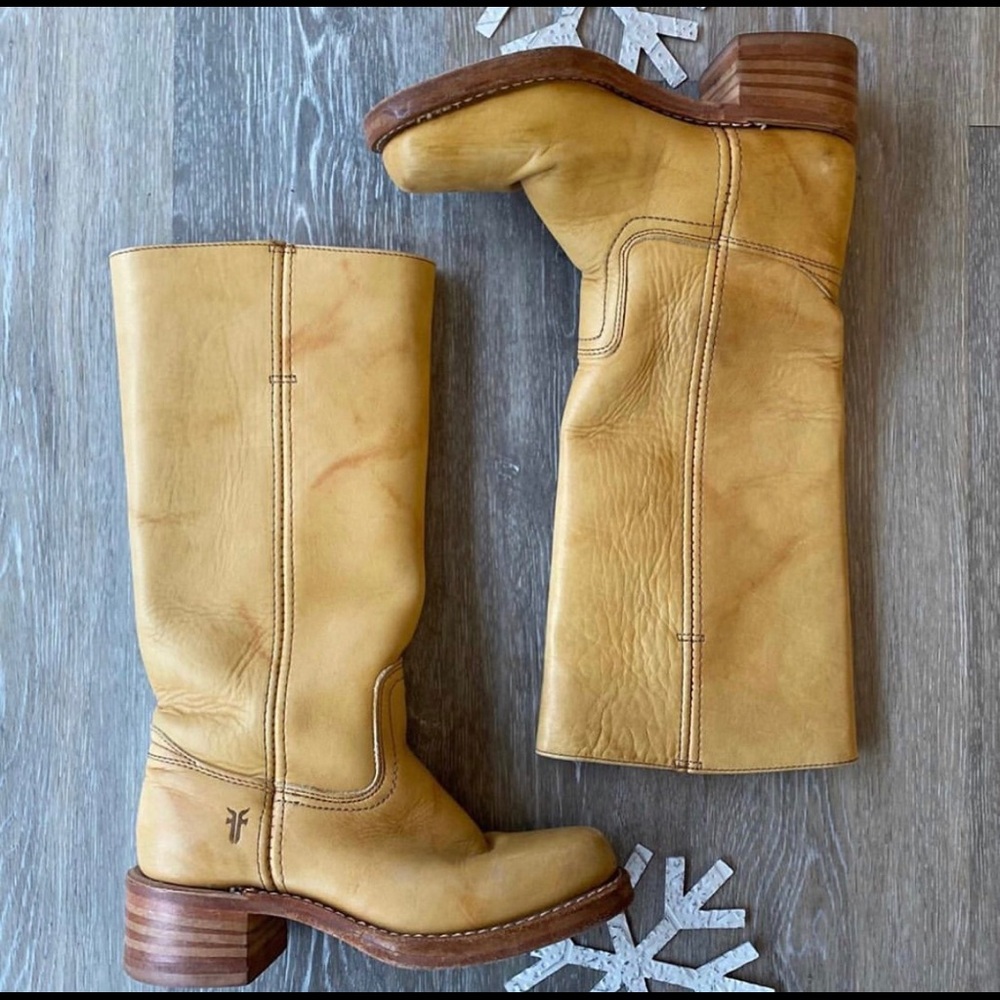 Vintage FRYE Campus leather boots
